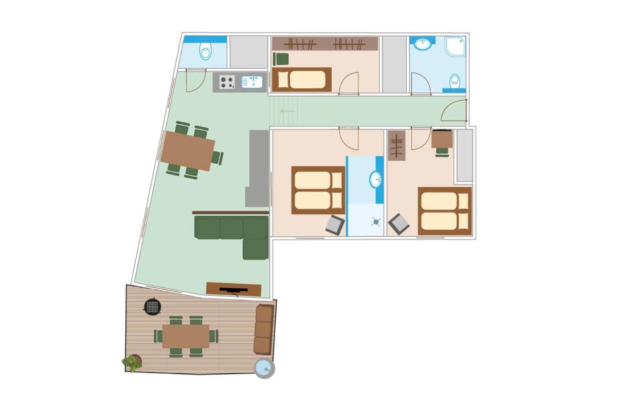 Boutique Apartment Sonnenhang - Incl Rooftop Spa フリース エクステリア 写真